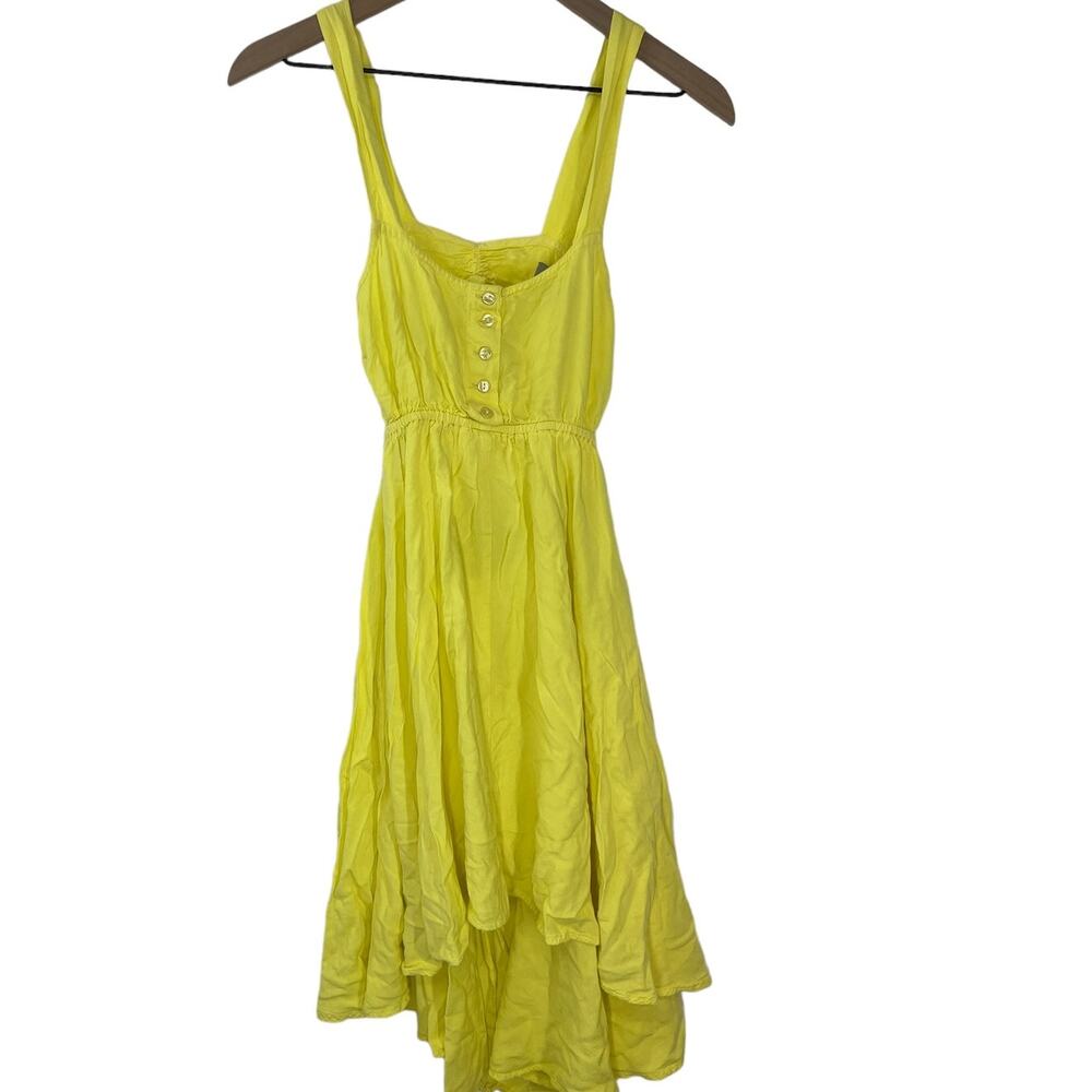 ASOS Yellow Open Back Casual Summer Dress SZ 4